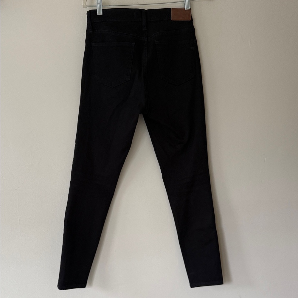 Madewell Dark Black Skinny Jeans